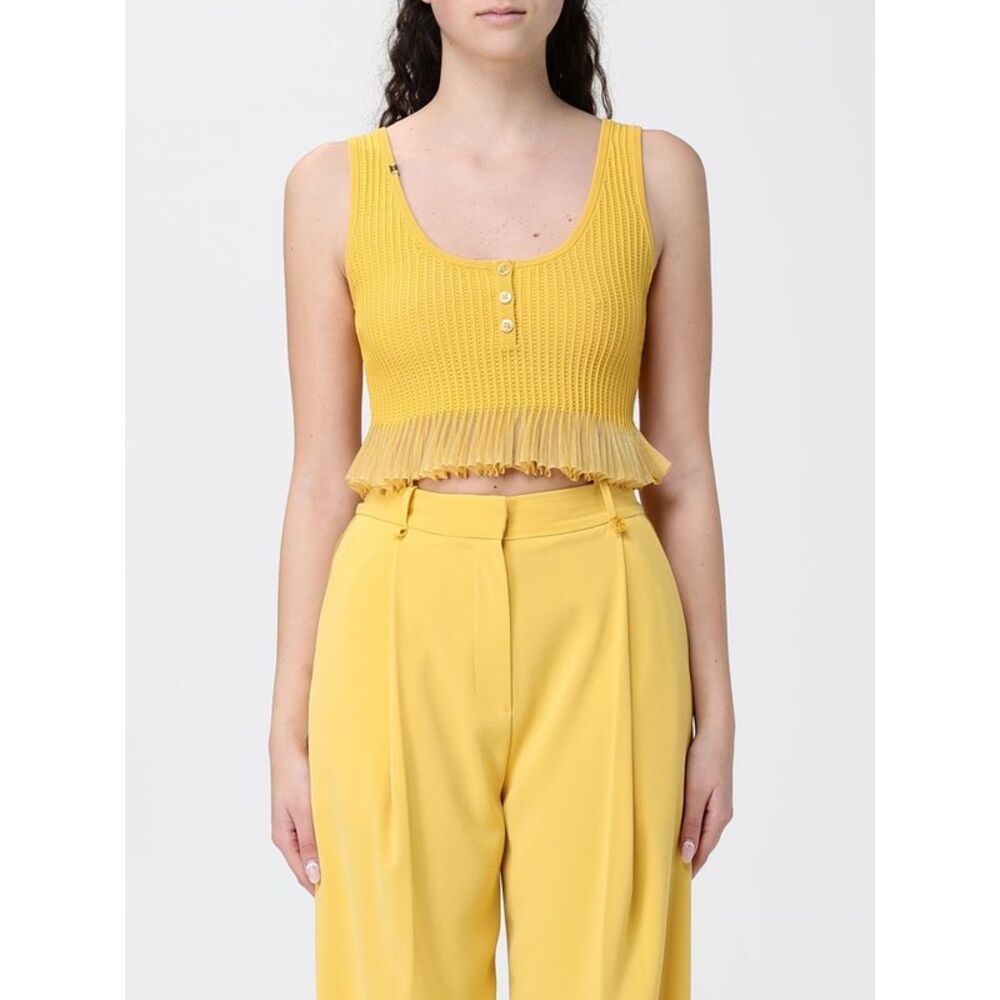 Elisabetta Franchi Women Knitted Cropped Top Elisabetta Franchi
